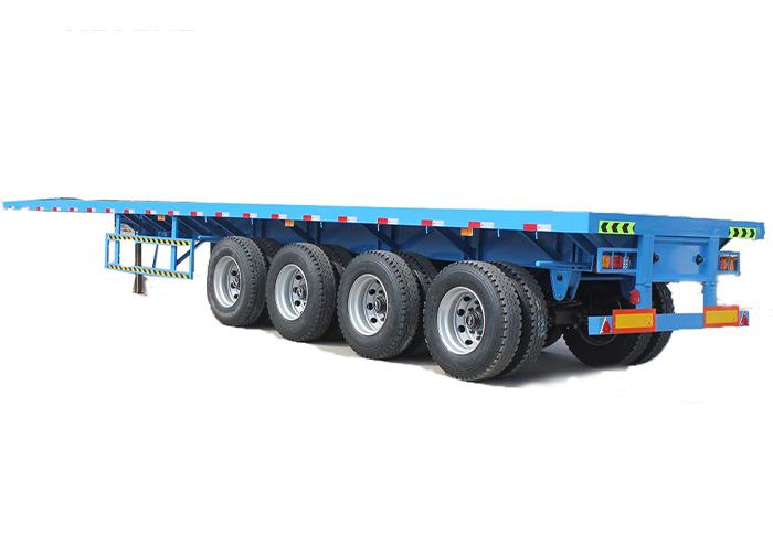 4 Axle Flatbed Container Semi Trailer